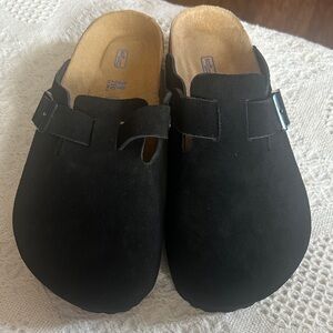 Birkenstock Black Suede Mules- Brand New without tags